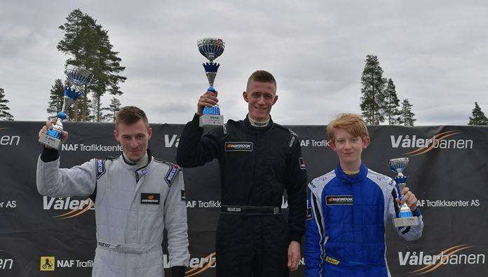 Jonas Lynge står for første gang i 2017 øverst på podiet.
(Foto: Niklas Majgaard/DS3Cup.dk)